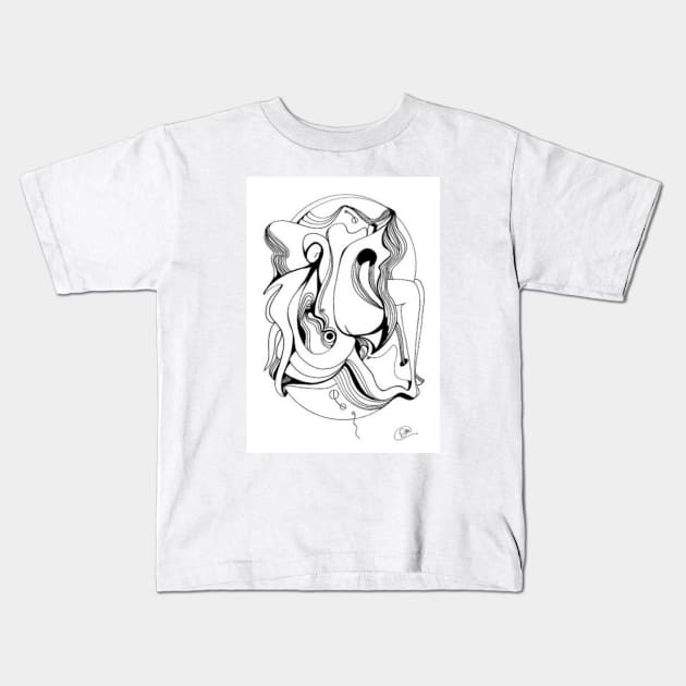 Abstract Moments Kids T-Shirt by DMCM